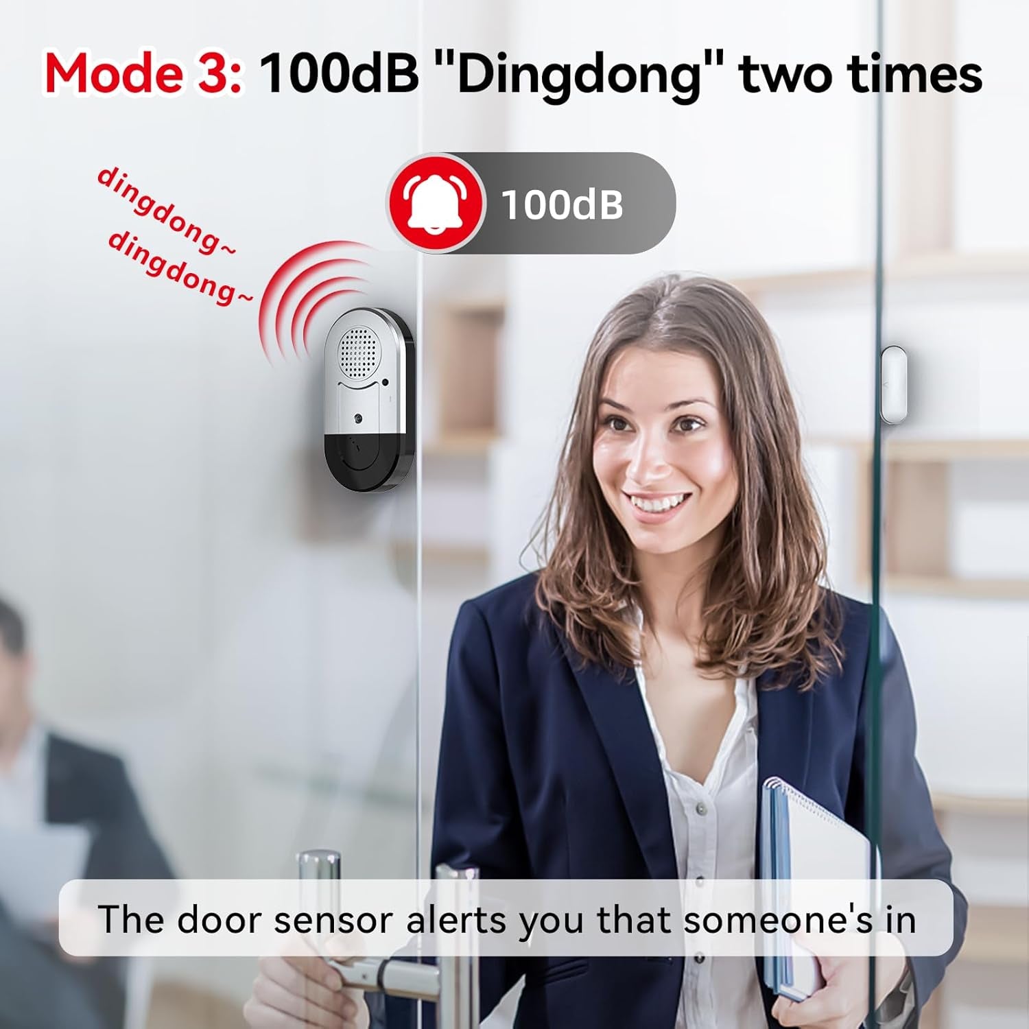 Door Alarms When Opened,Door Window Alarm Sensors for Kids Safety/Home Security/Pool/Garage/Dementia/Toddler/Travel Security,Easy to Install,Volume Control/Loud Alert,Long Battery Life,8 Pack