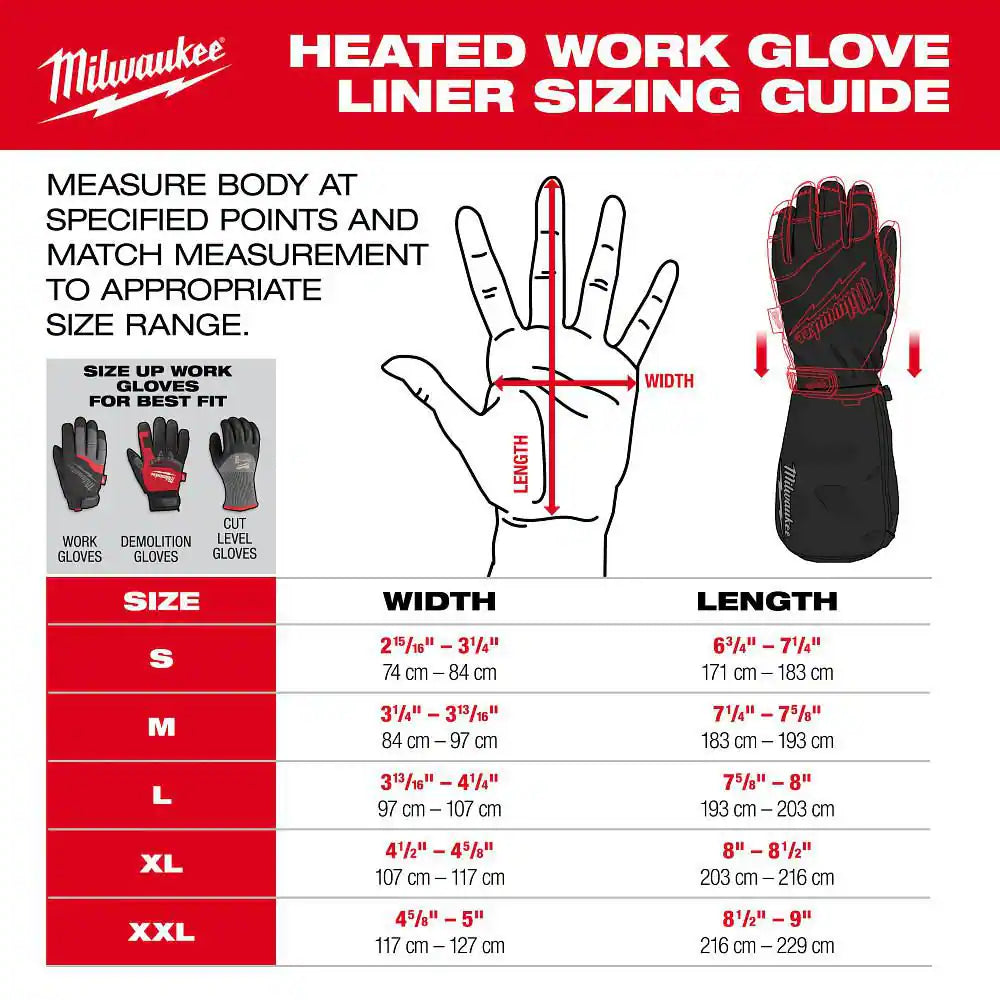 Men'S Small Heated Gloves Liners