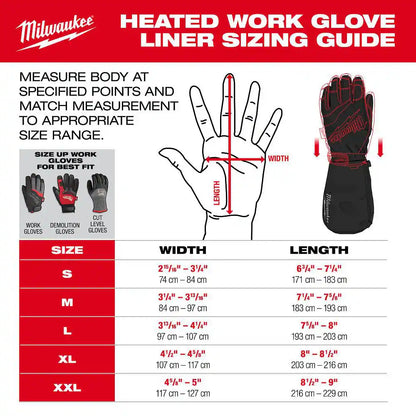 Men'S Small Heated Gloves Liners