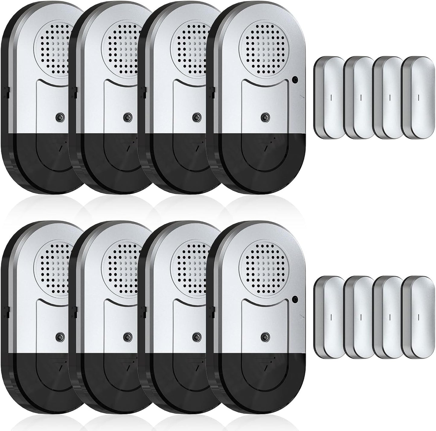 Door Alarms When Opened,Door Window Alarm Sensors for Kids Safety/Home Security/Pool/Garage/Dementia/Toddler/Travel Security,Easy to Install,Volume Control/Loud Alert,Long Battery Life,8 Pack